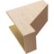 Ekena Millwork 11"W x 22"D x 22"H Classic Clemmons Rough Cedar Woodgrain TimberThane Corbel, Primed Tan CORUR11X22X22CLERCPR - alternate 2